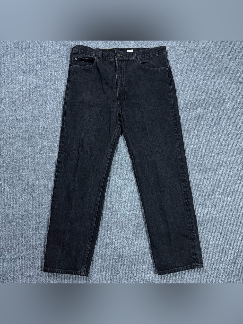 Vintage Levis 505 Black Jeans Mens 40x30 90s USA Made Denim Pants Straight Leg